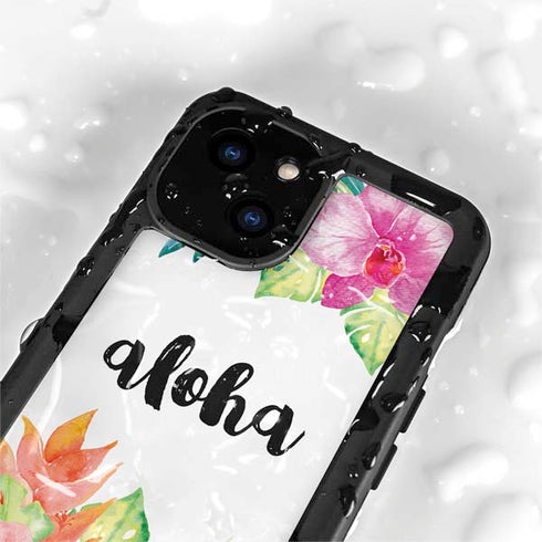 Aloha Tropical iPhone 15 Waterproof Case
